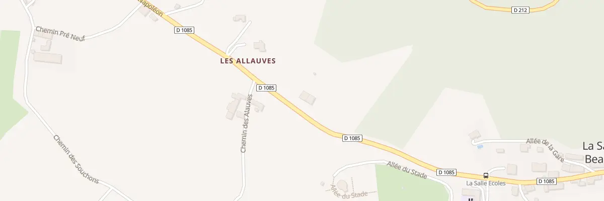 Plan du 2784 Rte Napoléon à La Salle-en-Beaumont