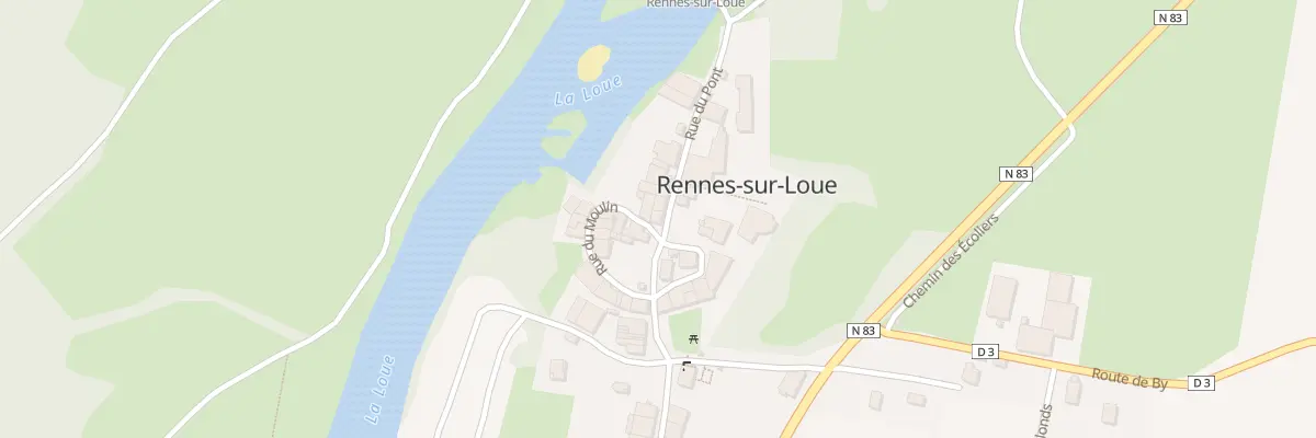 Plan du 5013 Au Village à Rennes-sur-Loue