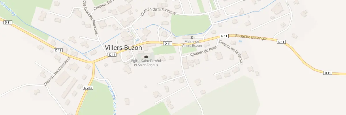 Plan du 2 Che de Chanoye à Villers-Buzon
