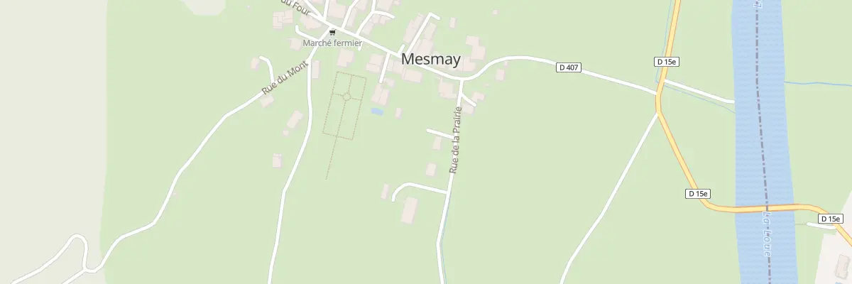 Plan du 3 Rue de la Prairie à Mesmay