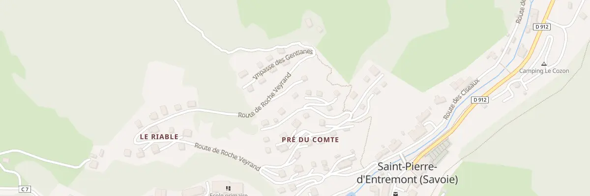 Plan du 5201 Pre du Comte à Saint-Pierre-d’Entremont