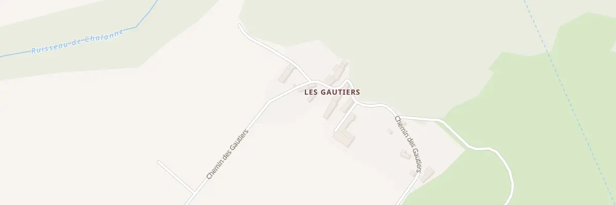 Plan du 5165 Village des Gauthiers à Châtel-en-Trièves