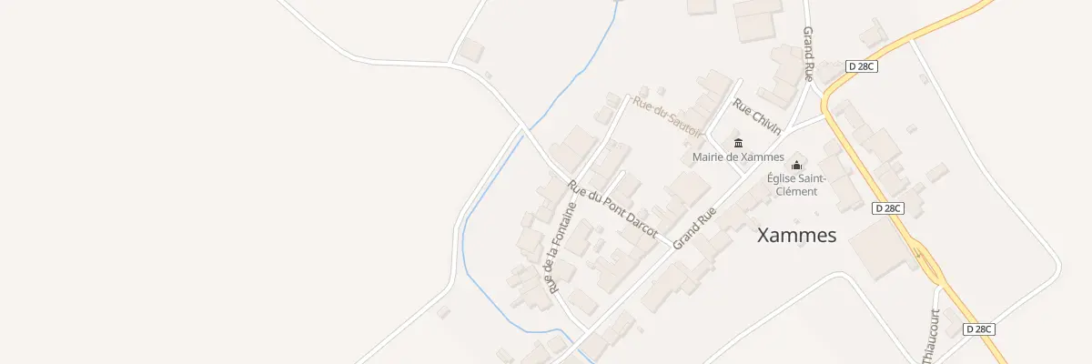 Plan du 9 Rue de la Fontaine à Xammes