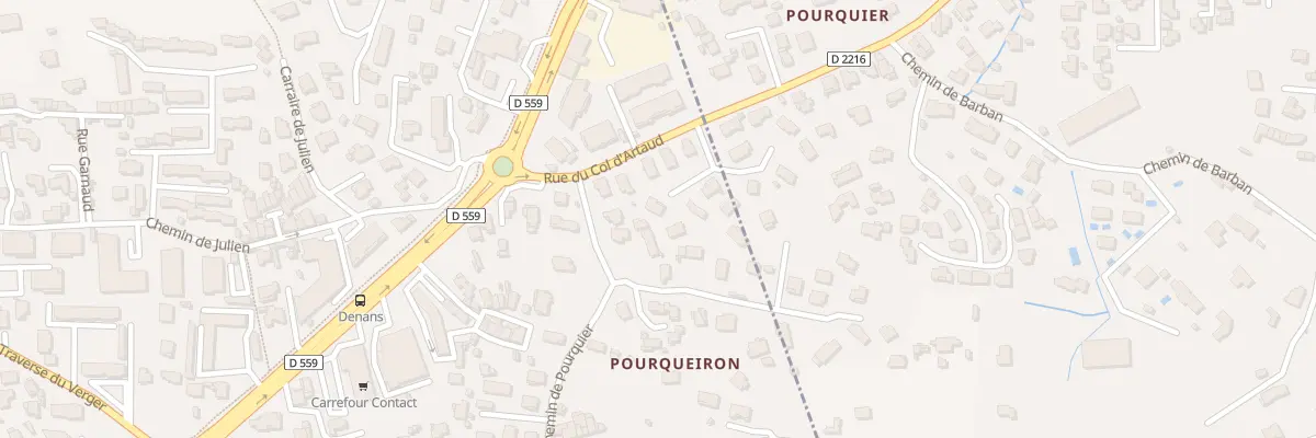 Plan du 144 Rue du Col d’Artaud à Six-Fours-les-Plages