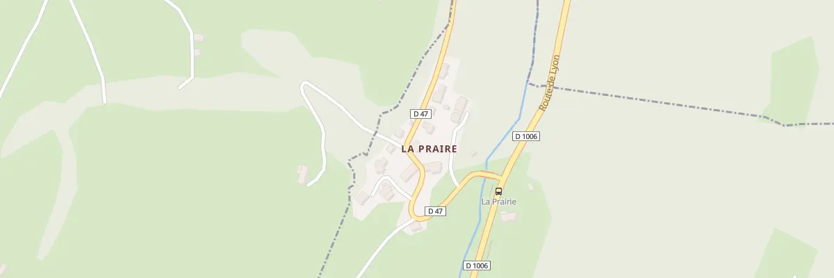Plan du 232 Rte de La Praire à Saint-Thibaud-de-Couz