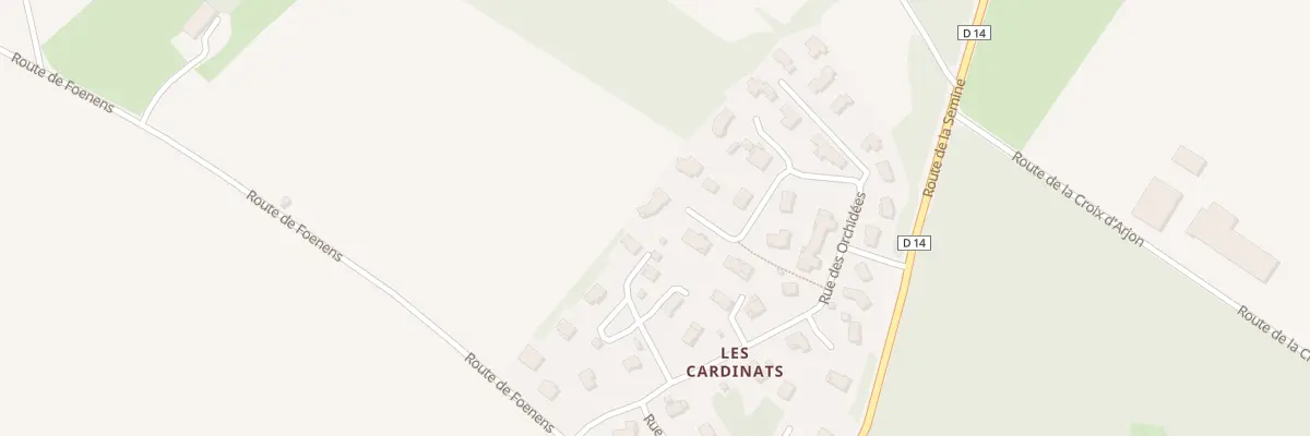Plan du 9 Rue des Narcisses à Chêne-en-Semine