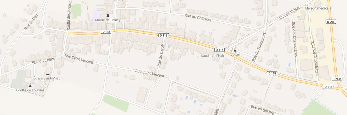 Plan du 168 Rue de la République à Bruley