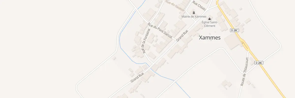 Plan du 2 Rue de la Fontaine à Xammes