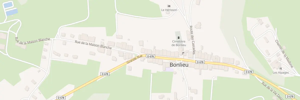 Plan du 5 Grande Rue à Bonlieu
