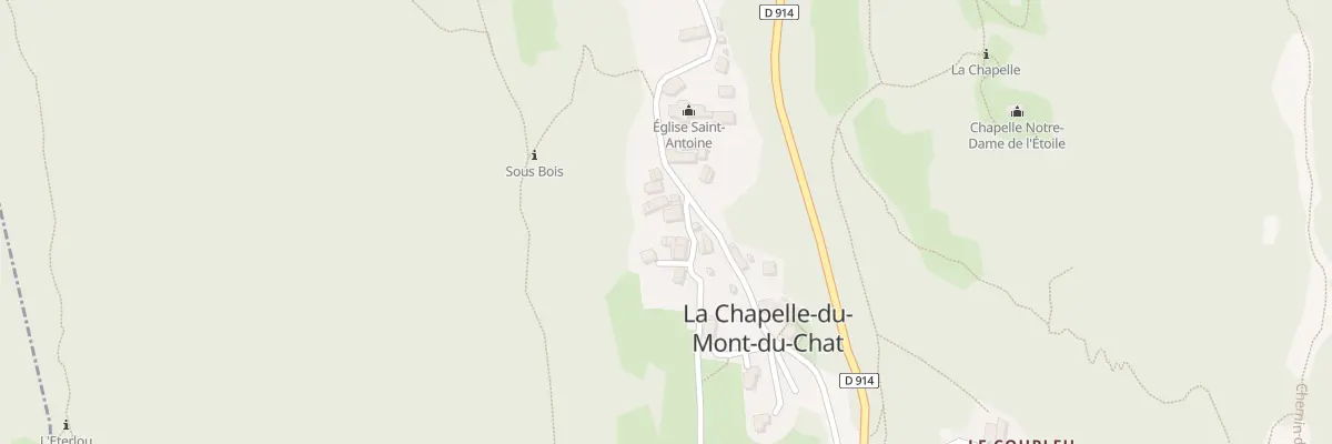 Plan du 5026 La Chapelle à La Chapelle-du-Mont-du-Chat