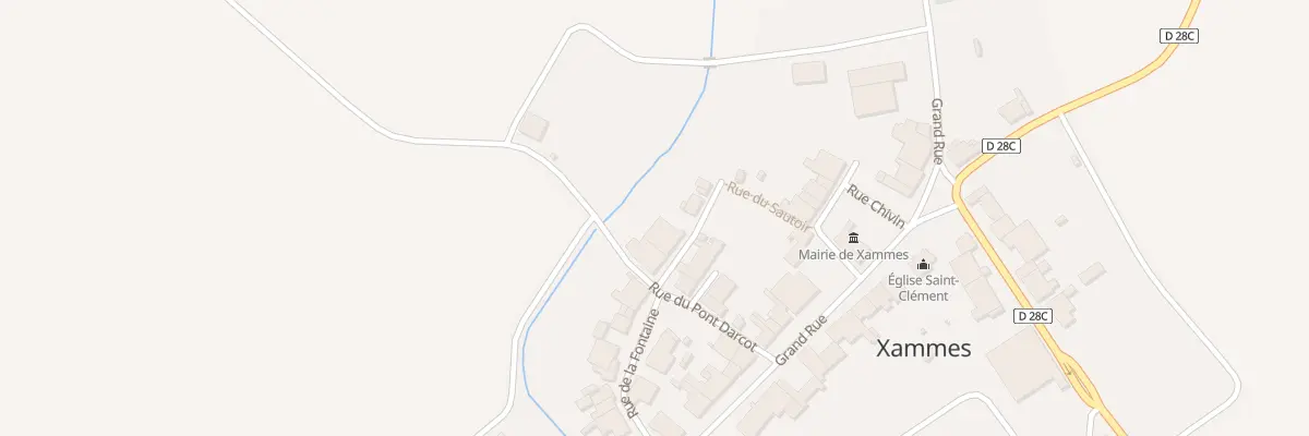 Plan du 3 Che de Dommartin à Xammes