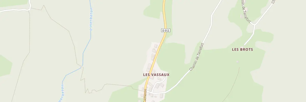 Plan du 3446 Rte du Cucheron à Saint-Pierre-d’Entremont