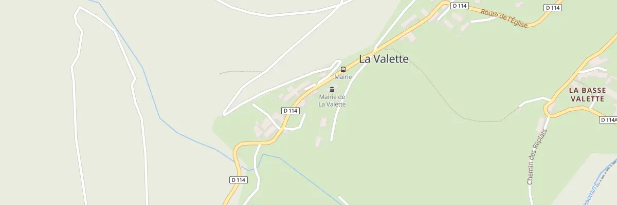 Plan du 114 Rte des Girauds à La Valette