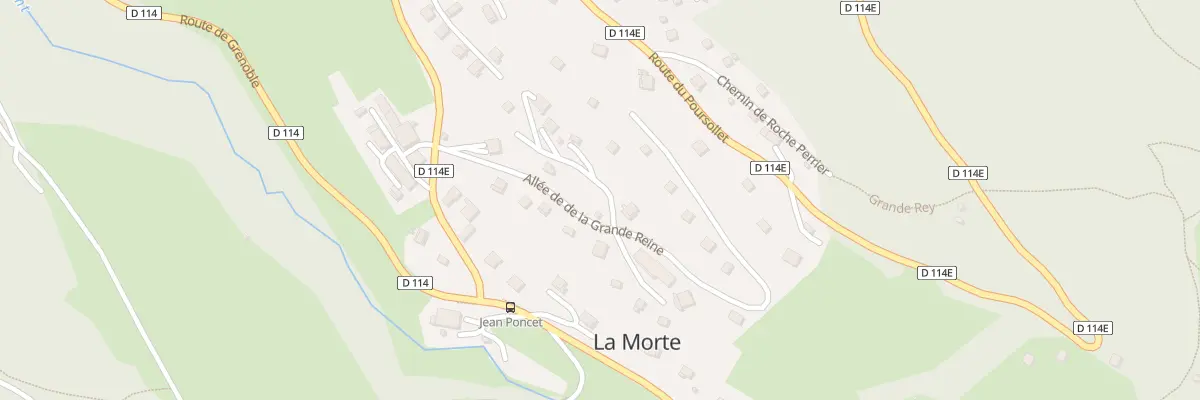 Plan du 10 All de la Grande Reine à La Morte