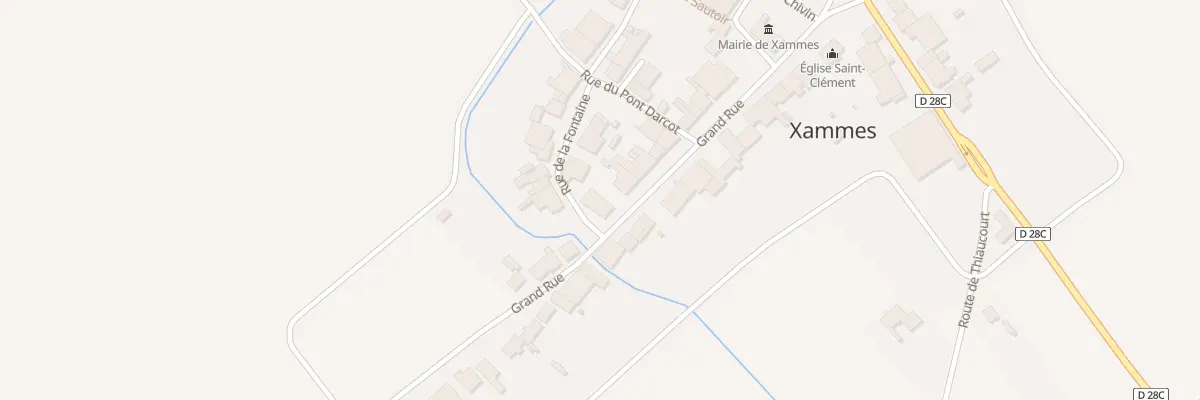 Plan du 24 Gr Grande Rue à Xammes
