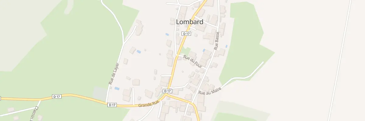 Plan du 5 Rue du Four à Lombard