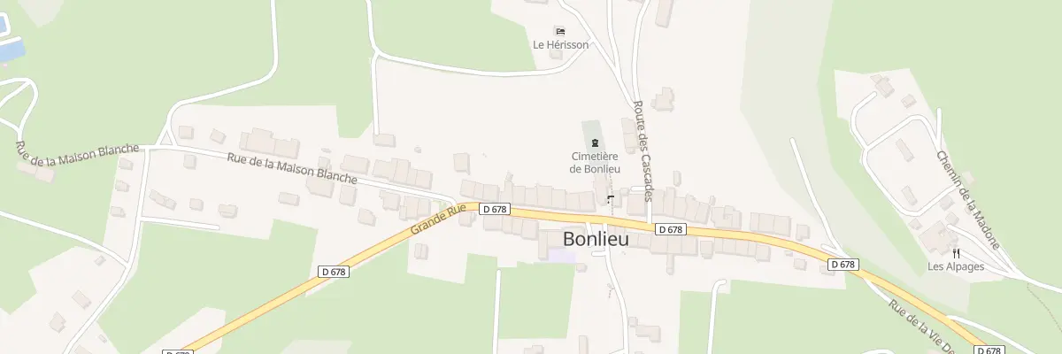 Plan du 11 Grande Rue à Bonlieu
