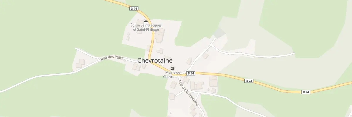 Plan du 225 Rte des Lacs à Chevrotaine