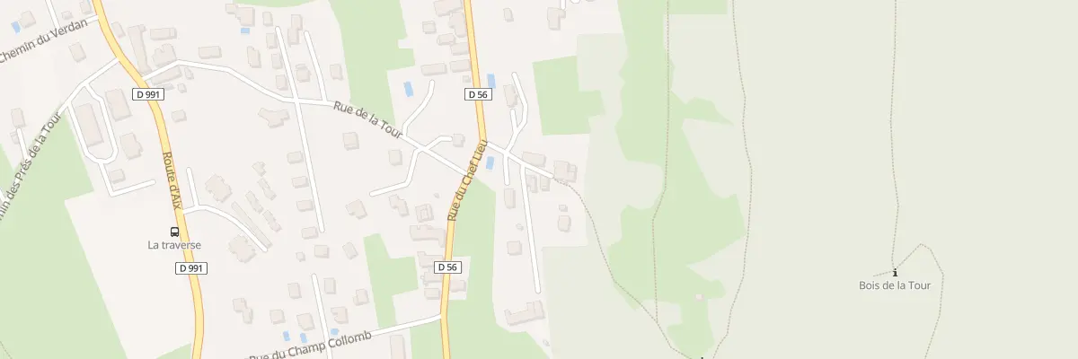 Plan du 38 Che de Chantemerle à Chindrieux