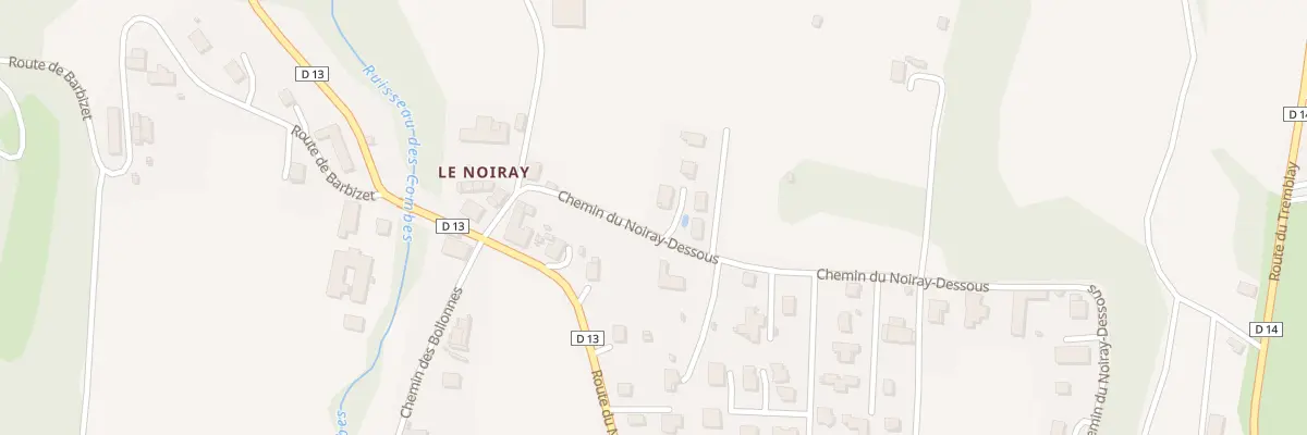 Plan du 850 Che du Noiray-dessous à La Motte-Servolex