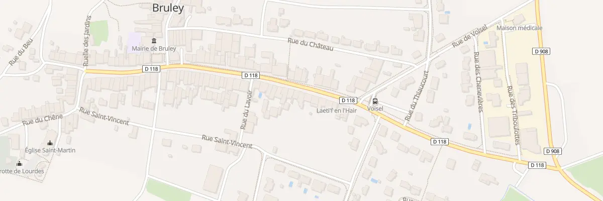Plan du 124 Rue de la République à Bruley