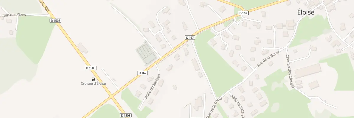 Plan du 725 Rue du 14 juin 1944 à Éloise