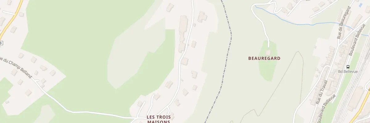 Plan du 5 Les Trois Maisons à Avignon-lès-Saint-Claude