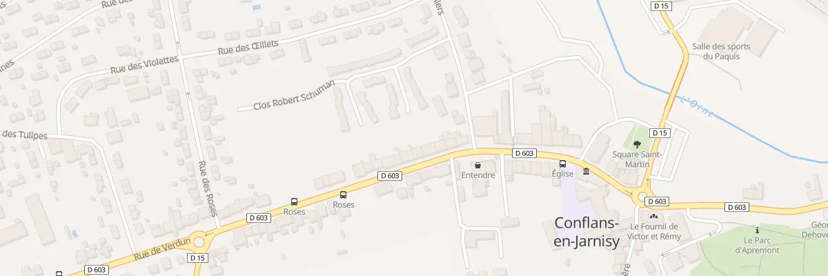 Plan du 38 Rue de Verdun à Conflans-en-Jarnisy