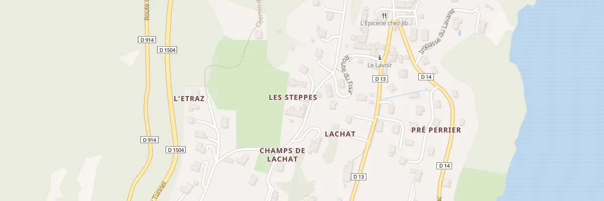 Plan du 433 Rte de la Revine à Bourdeau