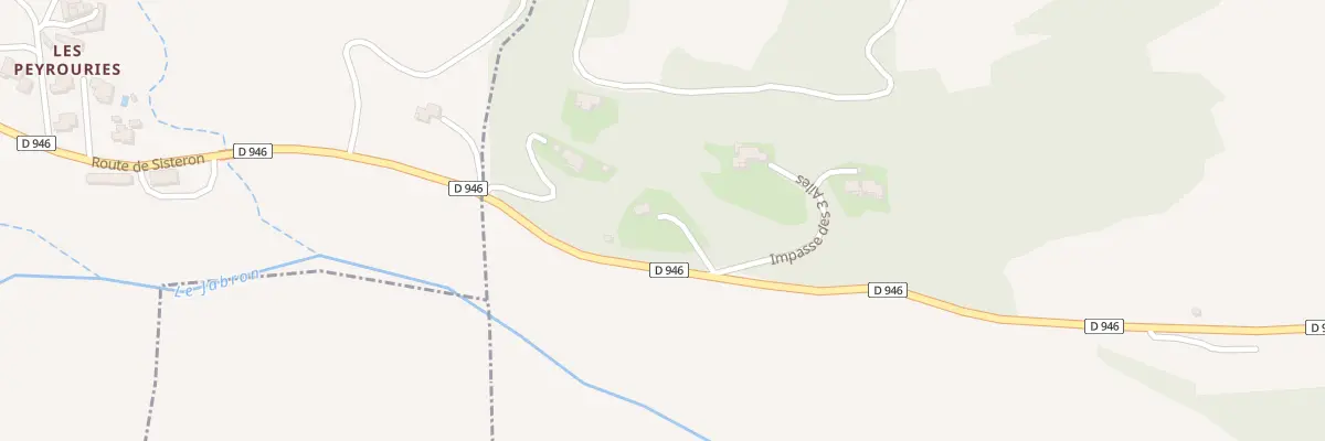 Plan du 2934 Rte de Noyers à Bevons