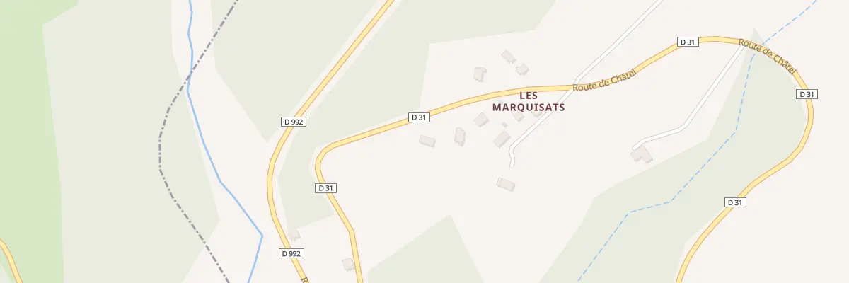 Plan du 3343 Che du Marquisat à Desingy