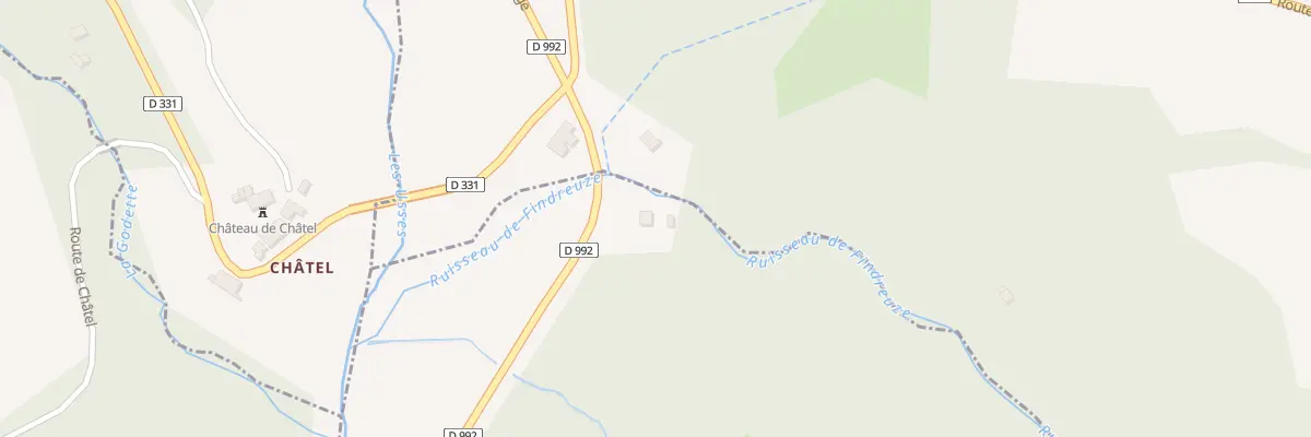 Plan du 5508 Chatel à Desingy