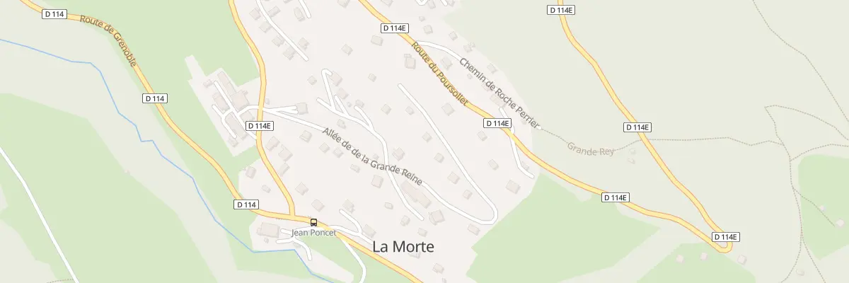 Plan du 19 All de la Grande Reine à La Morte