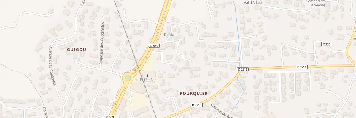 Plan du 39B Rte Anc Combattants Indochine à La Seyne-sur-Mer