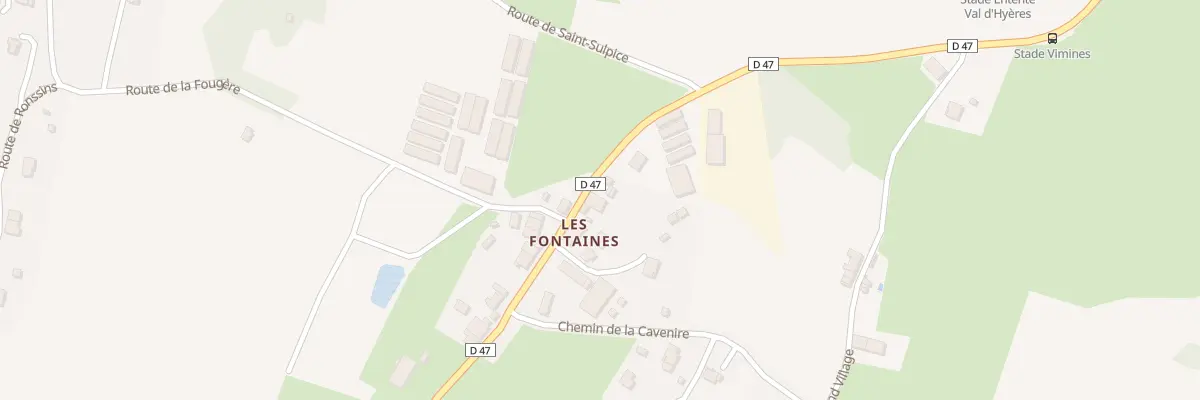 Plan du 5180 Pontplon à Vimines