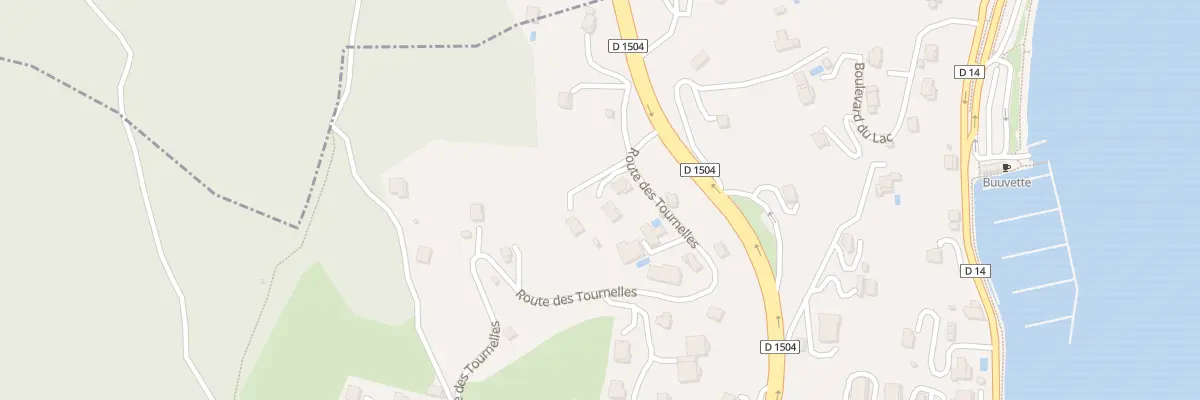 Plan du 112 Rte des Tournelles au Bourget-du-Lac