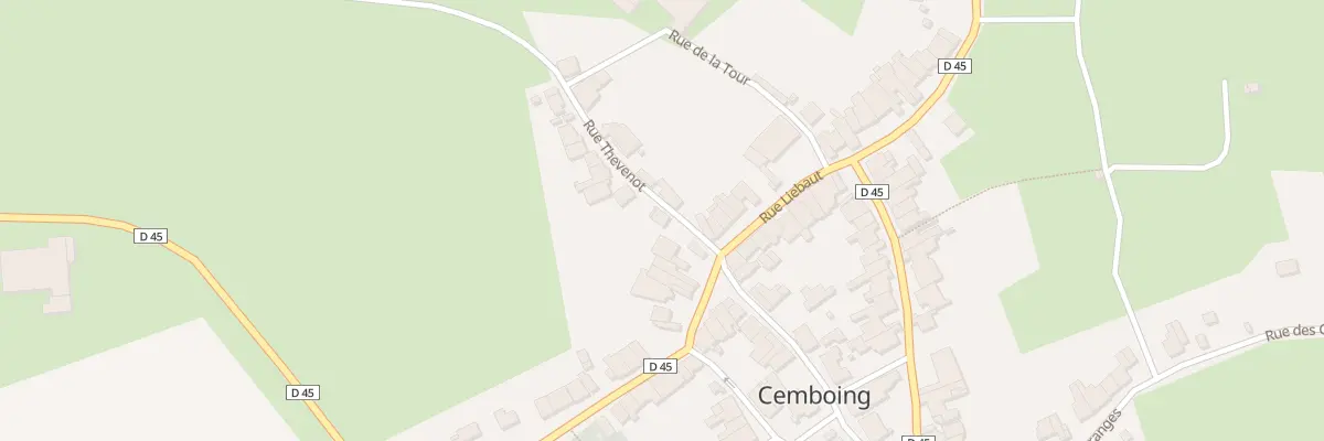 Plan du 1 Rue Thevenot à Cemboing