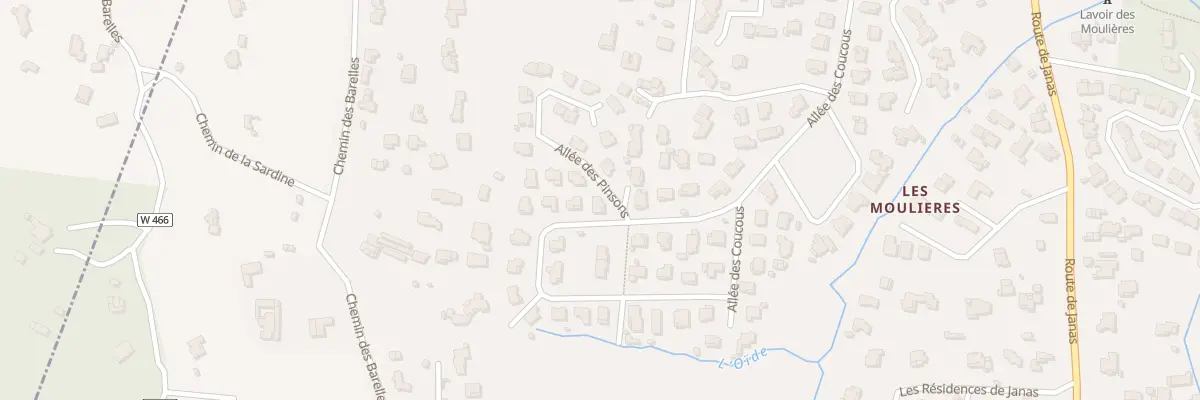 Plan du 525 All des Coucous à La Seyne-sur-Mer