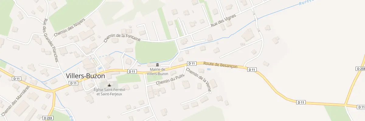 Plan du 2 Rue des Vignes à Villers-Buzon