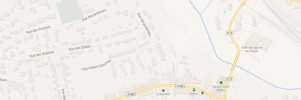 Plan du 13 Rue des Jardiniers à Conflans-en-Jarnisy