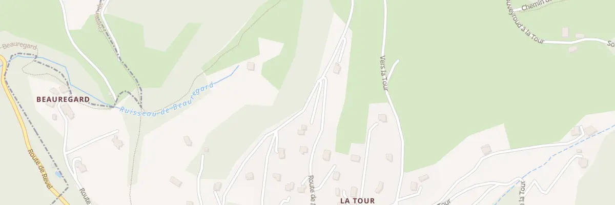 Plan du 1943 Rte de la Tour à Revel