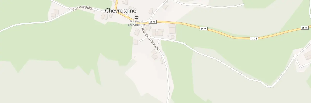 Plan du 90 Rue de la Fontaine à Chevrotaine