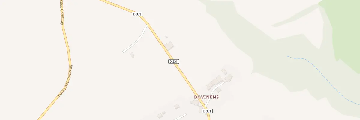 Plan du 2438 Rte de Chêne-En-Semine à Usinens