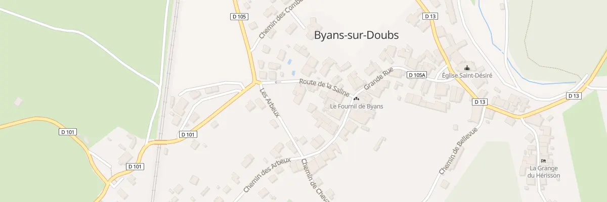 Plan du 7 Rte de la Saline à Byans-sur-Doubs