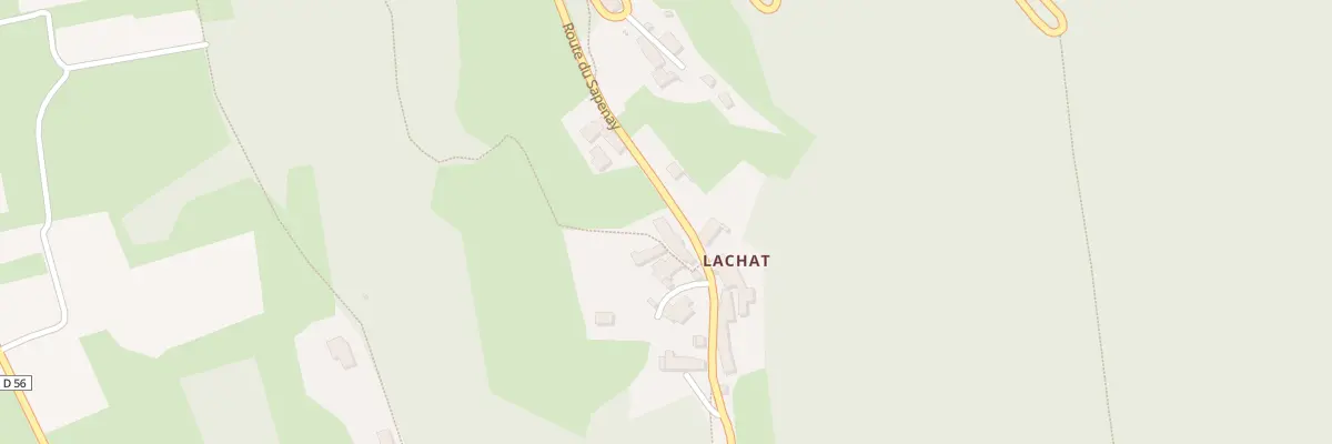 Plan du 5614F Rte du Sapenay à Chindrieux