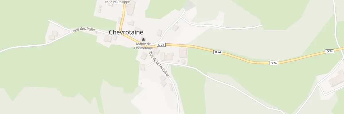 Plan du 35 Rue des Tilleuls à Chevrotaine