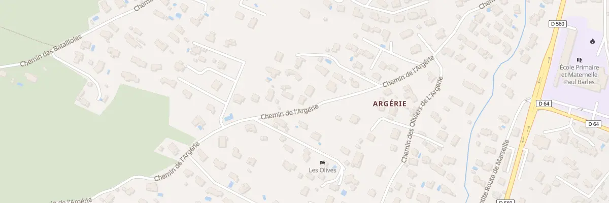Plan du 506 Che de l’Argérie à Saint-Maximin-la-Sainte-Baume
