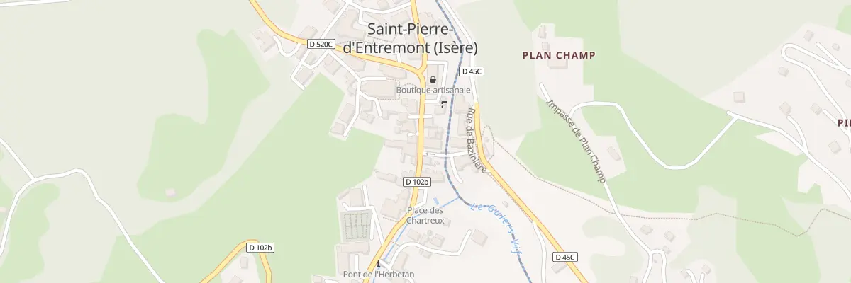 Plan du 249 Rte du Dauphine à Saint-Pierre-d’Entremont