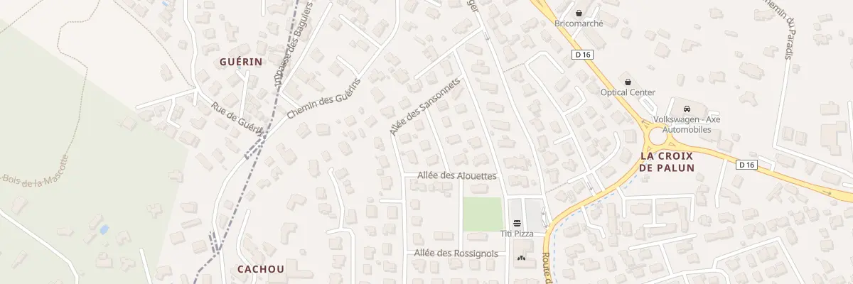 Plan du 44 All des Geais à La Seyne-sur-Mer