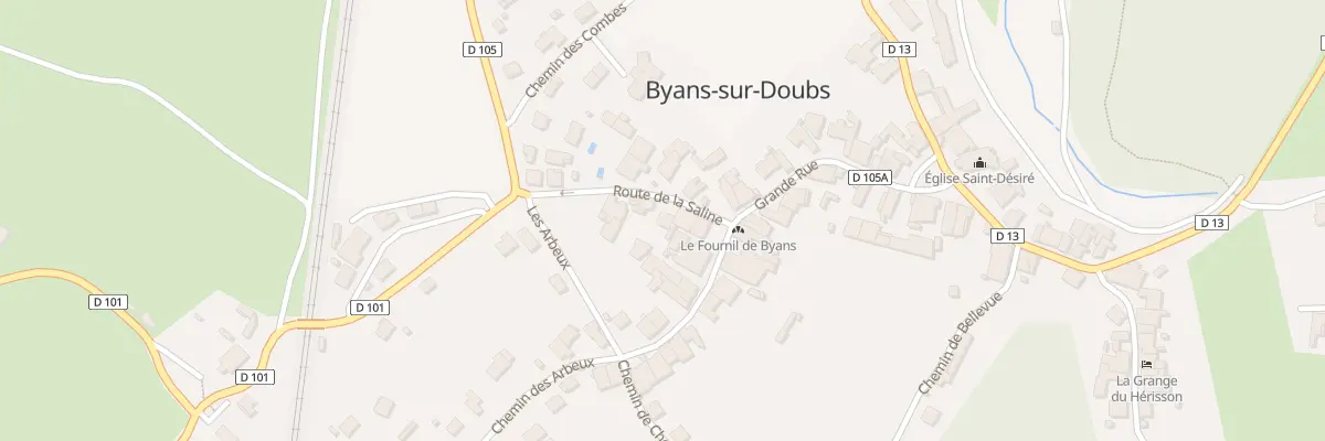 Plan du 3 Rte de la Saline à Byans-sur-Doubs